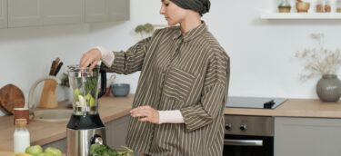 Muslim Woman In Kitchen